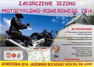 28 września 2014r. JADOWNIKI - Bocheniec - ZAKOŃCZENIE SEZONU MOTOCYKLOWO-ROWEROWEGO 2014.